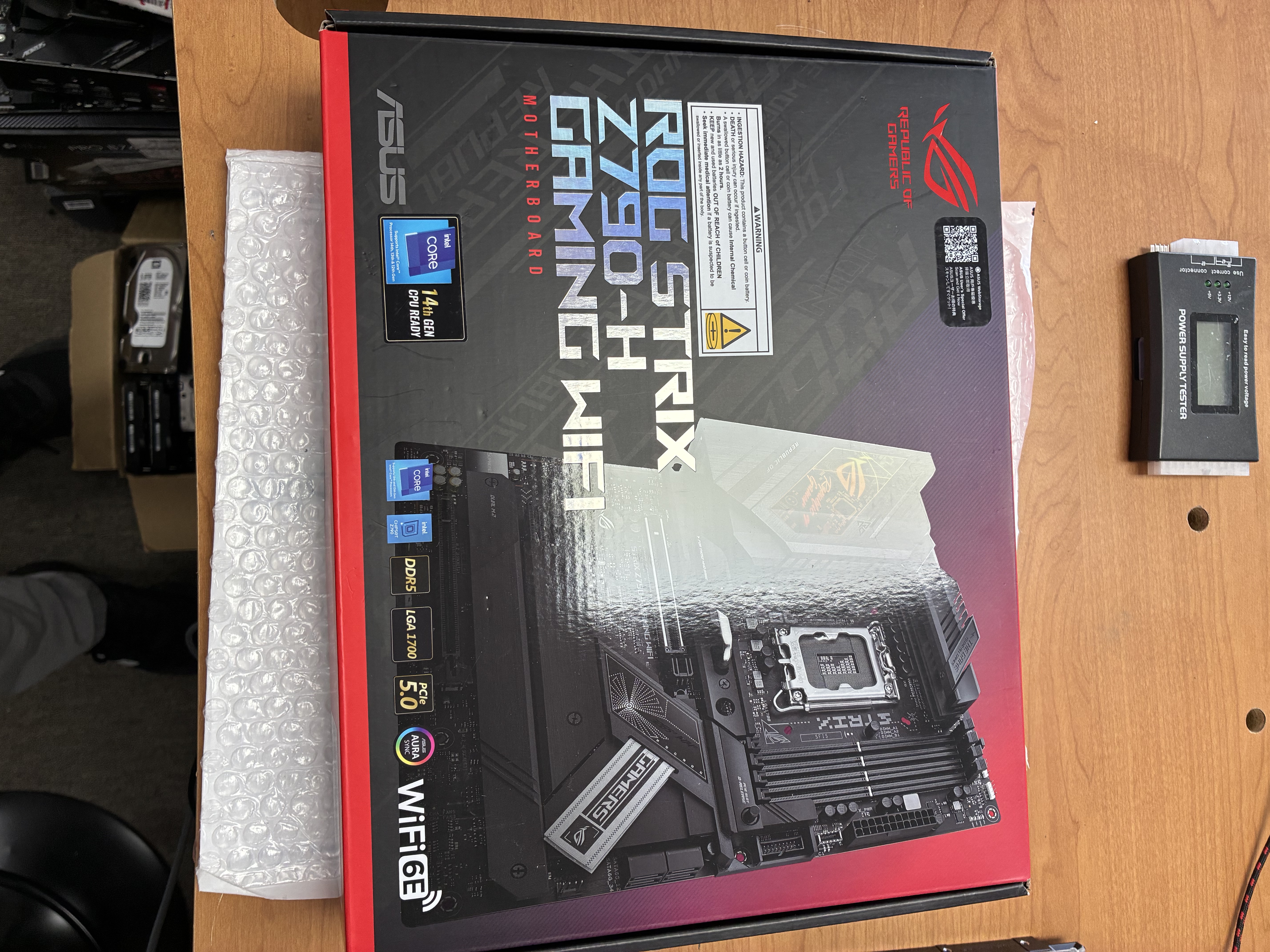 ASUS ROG Strix Z790-H Gaming WiFi LGA1700 Intel Z790 DDR5 ATX Motherboard